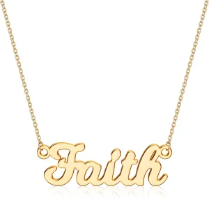Ursteel Custom Name Necklace Personalized, 14K Gold Plated Personalized Name Necklace Dainty Name Plate Necklace Jewelry Personalized Gifts for Women