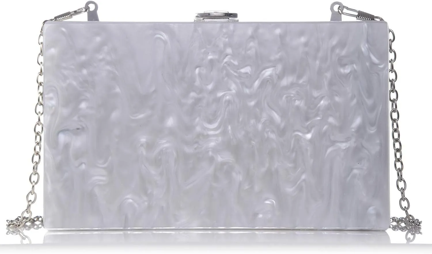 Women Acrylic Clutch Bag for Evening Party Crossbody Shoulder Bag for Special Event with Modern Classic Style Bag