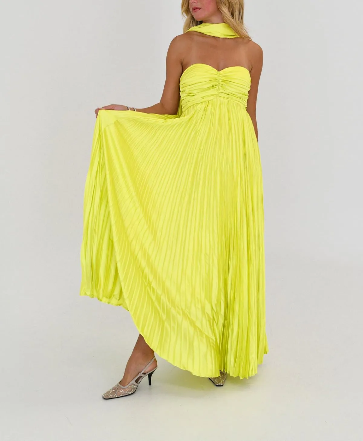 Women Formal Strapless Maxi Scarf Dress Y2k Summer Satin Prom Long Tube Dress Floral Ruffle Cocktail Beach Sundress