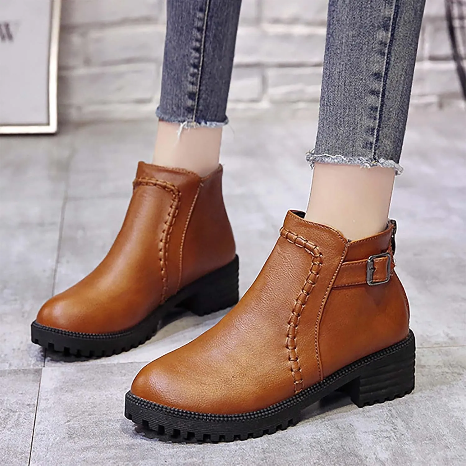 Women's Ankle Boots Wide Boots for Women Cowboy Boots for Women White Cream Cowboy Boots for Women Ankle Boots for Women Ankle Booties Low Heel