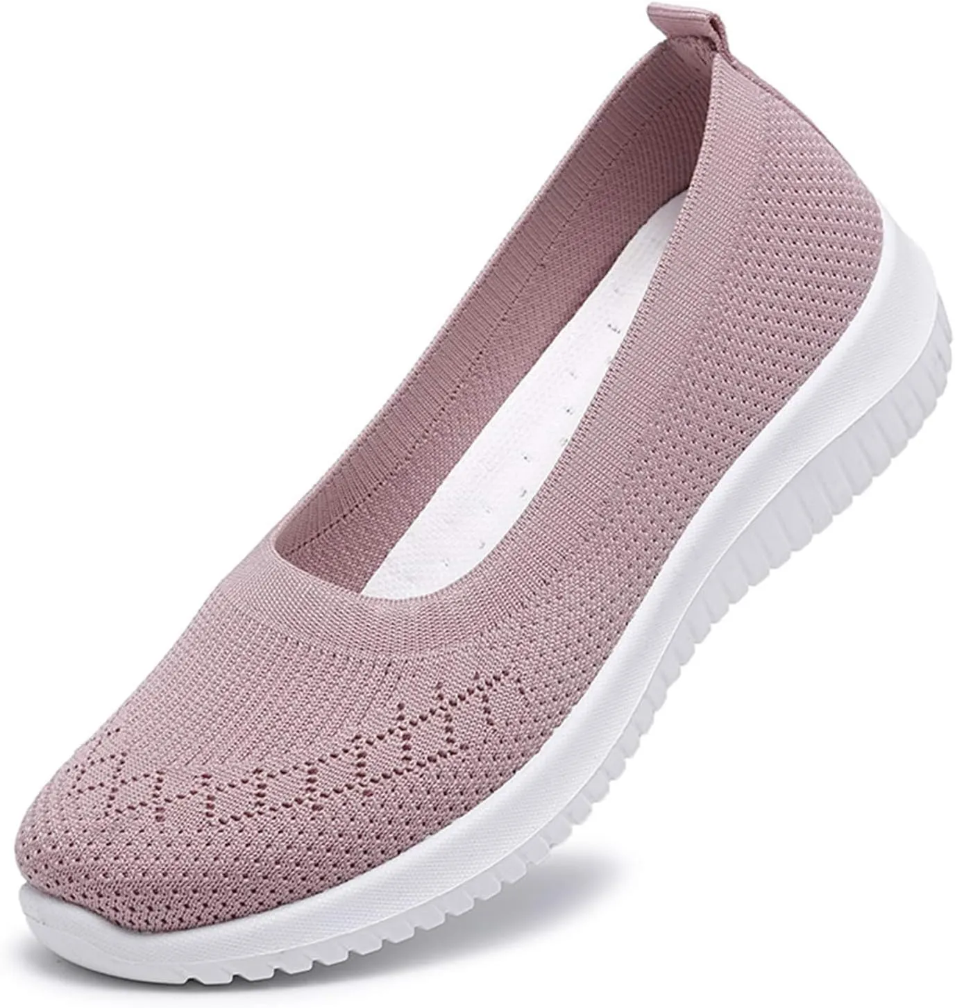 Women's Athletic Shoes with Arch Support Casual Slip on Walking Shoe Fashion Lightweight Woven Orthopedic Breathable Shoes Comfortable Walking Sneakers