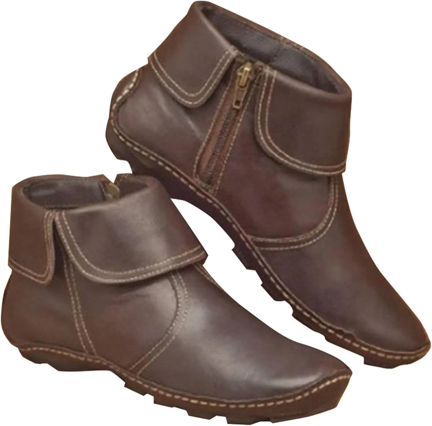 Womens Boots Ankle Brown Boots Women No Heel Cowboy Boots for Women Arch Support Dress for Women Womens Ankle Boots Winter Women Ankle Boots Black