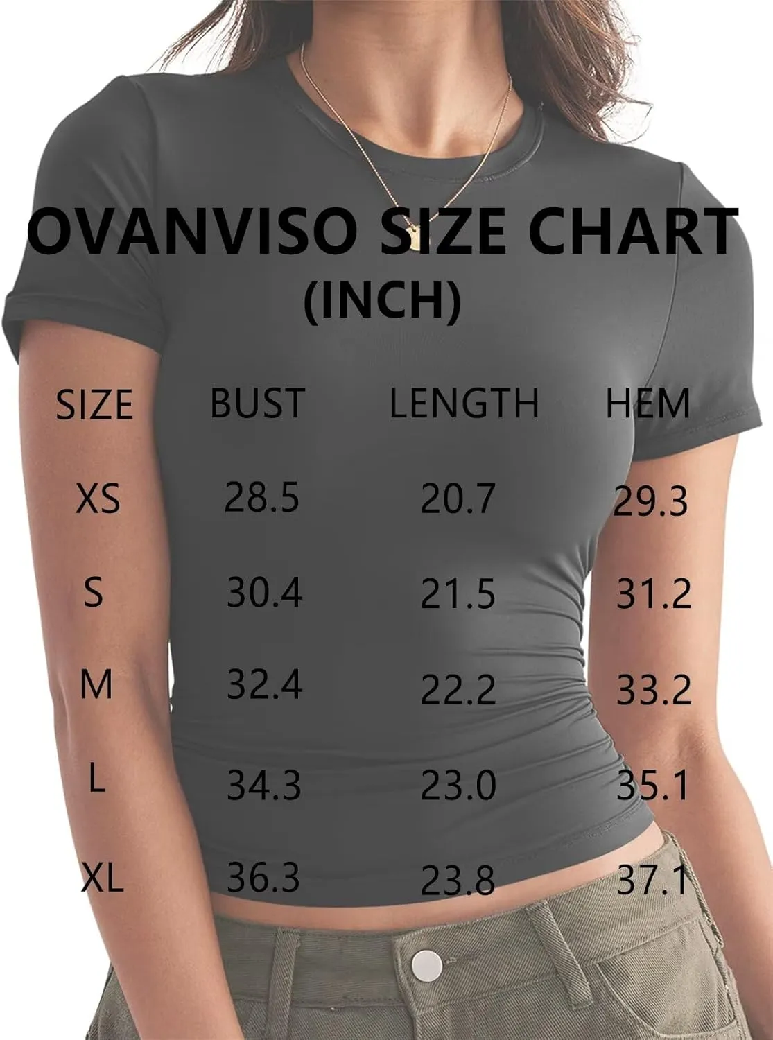Womens Double Lined Tops Crewneck Short Sleeve Tees Basic Slim Fit T Shirts Y2K Summer Clothes 2025