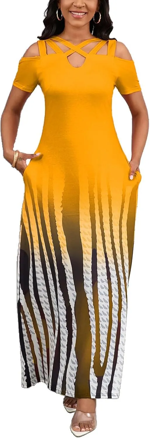 Women's Elegant Open Back Dress Women Sexy V-Neck Wedding Party Dress Fashion Cocktail Dress