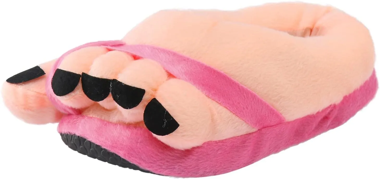 Womens Fuzzy Fluffy Cozy Warm Super Soft Slippers - Winter Indoor Plush Slippers for Men & Women - Anime Christmas Snow Globes Gifts 2023