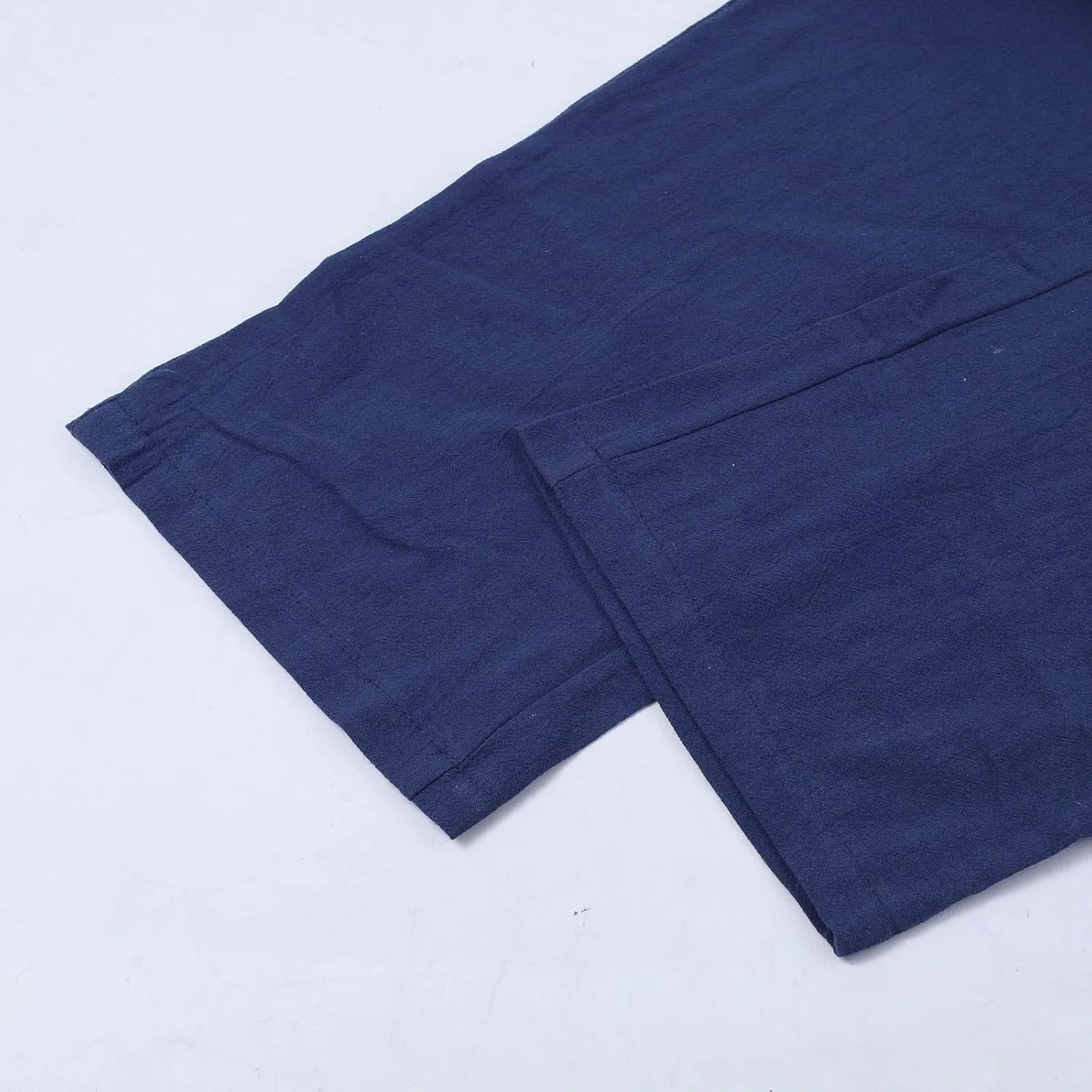 Womens High Waisted Wide Leg Pants Casual Drawstring Elastic Trousers Comfy Straight Leg Long Palazzo Yoga Pants Pockets