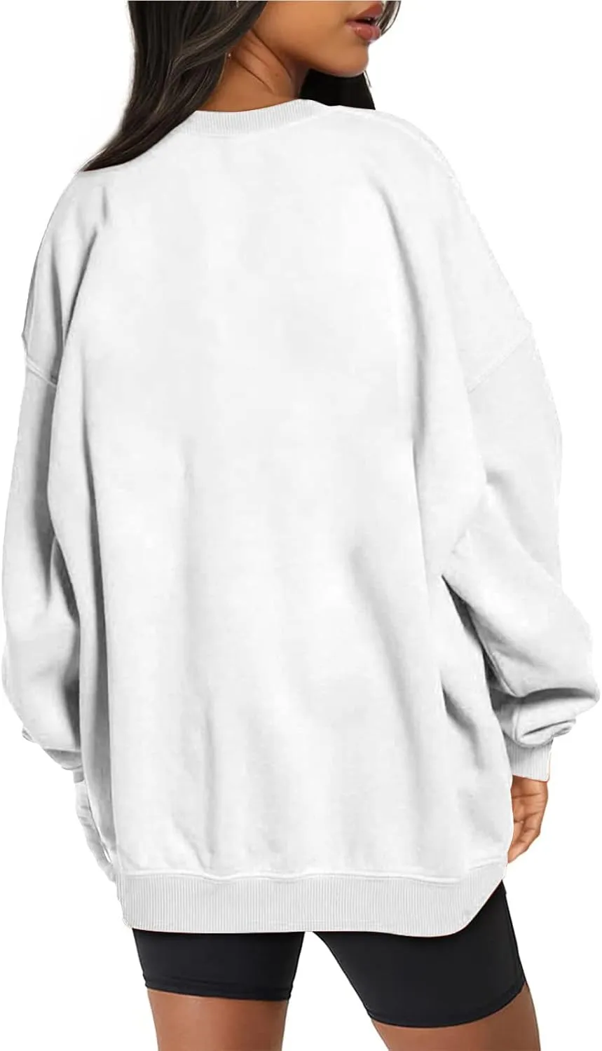 Women's Oversized Sweatshirt Crewneck Long Sleeve Loose Pullover Tops Casual Fall Clothes Fashion Outfits 2024