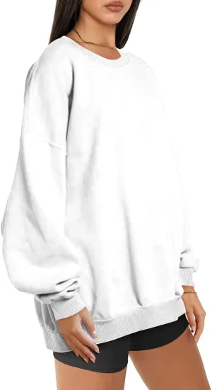 Women's Oversized Sweatshirt Crewneck Long Sleeve Loose Pullover Tops Casual Fall Clothes Fashion Outfits 2024