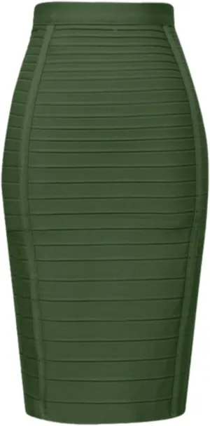 Womens Pencil Skirt, Work Skirts for Women Office Zipper Midi Skirt with Pockets Wedding Guest High Waisted Dressy Skirts