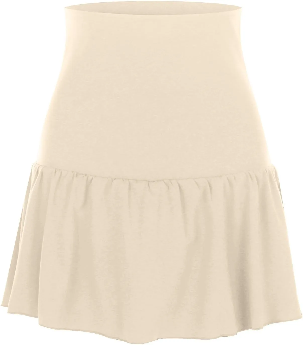 Women's Plain Pleated Skirt Women's Sports Waistband Skirt A Line Leopard Midi Skirt