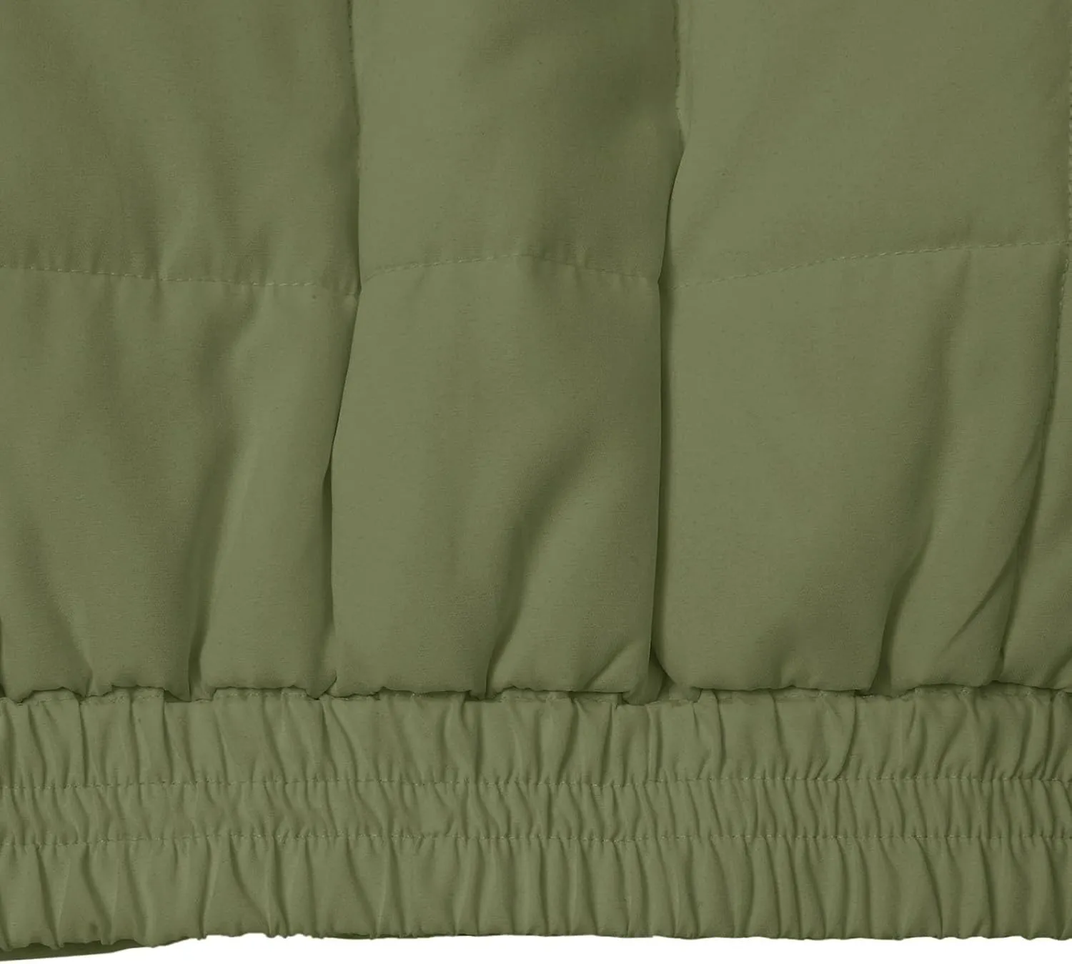 Women's Quilted Puffer Jacket Zip Up Oversized Lightweight Stand Collar Padded Down Coat Winter Loose Warm Outerwear