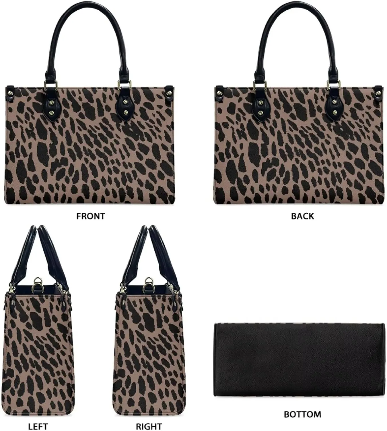 XOTOFIMOD Women Purses and Handbags Top Handle Satchel Wallet Shoulder Designer PU Leather Ladies Tote Bag Handbags for Women
