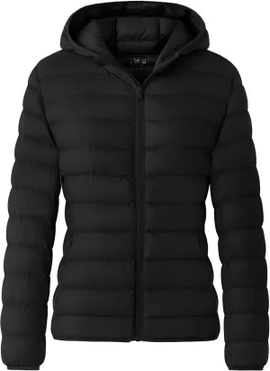 ZSHOW Women's Packable Puffer Jacket Warm Hooded Lightweight Winter Coat